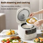 MultiCooker Electric Rice Cooker 110V 220V Non-Stick Pot 1-3 People Mini Cooking Machine Steamed Smart Rice Cooker Kitchen 2L - Image 4
