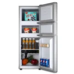 138L Mini Refrigerator Three Door Mini Household Refrigerator Silent Refrigeration Refrigerator - Image 3