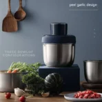 Food Chopper Electric, 2.5L Meat Grinder Electric Food Processor Chopper 500W with 4-Sharp Blades for Meat, Fruits, Vegetables - Image 3