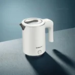 2025 New Electric Kettle Stainless Steel Auto Shut Off Dry Boil Protection Portable Travel Kitchen Appliance for Home Offices. - Image 5