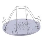 Toaster Rack Simple Portable Stainless Steel Toast Rack Outdoor Camping Toaster Folding Portable Grill Multi-Purpose Stove Grill - Image 3