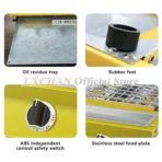 HomeWise 2/3/4 Burners BBQ Grill LPG Gas Grill Gas Stoves Stainless Steel Burners With Glass Covers Outdoors Camping Barbecue - Image 6