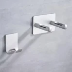 Waterproof Wall-Mounted Hair Dryer Organizer Space-Saving, and Durable, Ideal for a Clutter-Free Bathroom,Hair Dryer Holder - Image 9