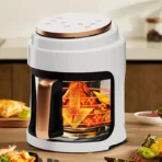 Air Fryer Visual Oil-free Electric Fryer Multi-functional Automatic Household 360°Baking LED Touchscreen Oil Air Fri - Image 5