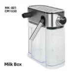 Coffee Machine Parts - Automatic Milk Box Compatible with CM1638, MK-801 Milk Frother, 0.7L Capacity Cafelffe