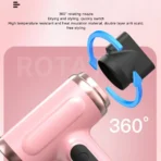 Hair Blow Dryer 200W 15000mAh Portable Hair Dryer USB Rechargeable Multi Modes Lightweight with Nozzle for Travel - Image 5