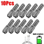 Powerful LED Flashlight USB Rechargeable Torch Portable Zoomable Camping Light 3 Lighting Modes For Outdoor Hiking Emergency - Image 10