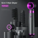 Electric Hair Dryer 5 in 1 Multifunctional Hair Straightener Negative Ion Hair Care Curler Blow Dryer Styling Set Strong Wind - Image 7