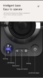 New Electric Kettle Small Portable Travel Kettl Coffee Gooseneck Electric Kittle Kettle Stainless Steel - Image 4