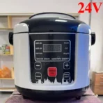 12V 24V Portable Electric Rice Cooker 2L Timing Reservation Food Heating Cooking Steamer Soup Stew Pot Steamer Cooker - Image 7