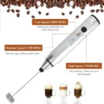 Portable Electric Milk Frothers Handheld Blender USB Mini Coffee Maker Whisk Mixer Cappuccino Cream Egg Beater Food Blender - Image 3