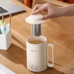 New Small 400ml Electric Kettle Portable 300W Multifunctional Travel Home Stainless Steel Electric Stew Cup Health Pot - Image 5