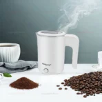 Travel Electric Kettle 500ML Stainless Steel Portable Water Boiler for Tea Coffee Home Office Camping Kitchen Smart Kettle - Image 2