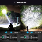 Rechargeable  Flashlight Super Bright Portable Ultra Power Long Range Tactical Torch Lamp Outdoor Emergency Camping Lantern - Image 4