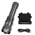 Rechargeable LED Flashlight Zoomable Torch with LCD Display 3 Modes Waterproof High Power Hand Light Outdoor Wilderness Camping - Image 11