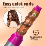 5 in 1 Hairdryer Multi-function hair straightener Curling iron Curling iron with brush Hot air comb styling set Styling tools - Image 2
