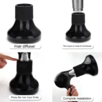 Salon Universal Hair Dryer Diffuser for Curls Temperature Resistant Hair Barbershop Home Drying Blower Hair Styling  Accessories - Image 4