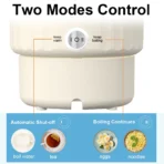 Electric Kettle 1L Electric Pot Folding Stainless Steel Thermo Pot Electric Tea Coffee Pot Electric Water Kettle for Travel - Image 4