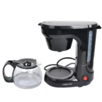 Electric Drip Coffee Maker, Compact Coffee Maker with Reusable Filter, Hot Plate and Coffee Pot - Image 5