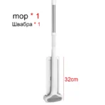 Magic Self-Cleaning Squeeze Mop Microfiber Spin And Go Flat Mop For Washing Floor Home Cleaning Tool Bathroom Accessories Set - Image 12