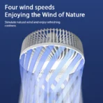 USB Small Electric Fan Home Dormitory Office Desktop High Wind Fan Portable Cooling fan Table Air circulators Fans Air Cooler - Image 3