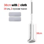 Magic Self-Cleaning Squeeze Mop Microfiber Spin And Go Flat Mop For Washing Floor Home Cleaning Tool Bathroom Accessories Set - Image 10