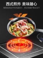 220V Embedded Gas Stove and Electric Cooker with One Gas Burner and One Induction Hob - Image 3