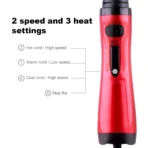 Hair dryer brush three in one hot air rotating brush, used for straightening and shaping curly hair, hair salon styling tool - Image 5