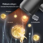 Professional hair salon use hair dryer with high speed, quick drying, ionized heat protection function. For home use and hotel - Image 6