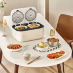 Smart Multi-function Rice Cooker, Home 2.5 Liter + 2.5 Liter 1-4 Person Double Air Bag Rice Cooker - Image 3