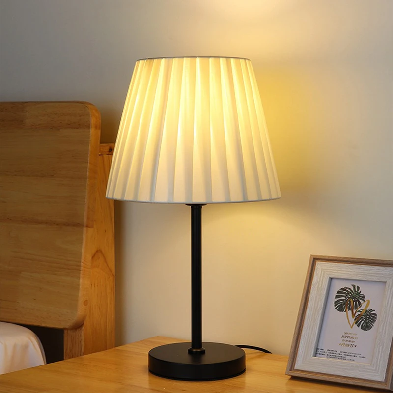 S84d79db09c404293b6ed03d408b39de5V.webp LED Table Lamps Study Bedroom Decoration Bedside Tables Rechargeable Light Touch Remote Control Cloth Cover Reading Desk Lamp - Image 1