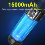 1000000LM Most Powerful LED Flashlight Rechargeable Type-c Flashlight Long Range 6000M Tactical Torch Light For Fishing Hunting - Image 5