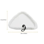 Steam Mop Covers Triangle Washable Microfibre Cloth Cleaning Pad Steam Mop Pads Replacement Washable Steamer Cleaner Accessories - Image 6