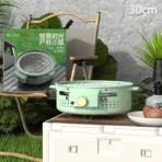 Xianke Electric Carbon Dual purpose Barbecue Stove Home Indoor Multi functional Smoke free Stove Tea Cooking Outdoor Portable Ba - Image 3