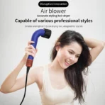 1400W pure original high-power hair dryer, dries hair quickly, lightweight body, low noise, comes with various types of nozzles - Image 4