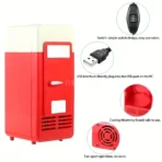 Mini Refrigerator USB Small Refrigerator Mini small Refrigerator Car Cooling And Heating Refrigerator Dual Refrigerator Computer - Image 4