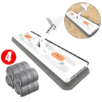 Large Flat Mop Self-contained Slide Microfiber Floor Mop Wet and Dry Mop For Cleaning Floors Home Cleaning Tools - Image 10