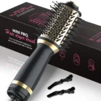 hair dryer brush in one, 4in1 hair dryer brush hair dryer with oval bucket, mini hot air brush for all hair types, suitable gift