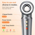 5-in-1 Hair Dryer 160000 rpm High-Speed Hair Styler for Quick Drying Multi Hair Styler with Automatic Air Curling Iron for women - Image 2