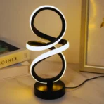 LED table lamp - dimmable bedside reading light, artistic decoration, suitable for bedrooms, study rooms, and living rooms - Image 2