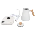 Electric Kettle 1200W Adjustable Keep Warm Time LCD Screen 304 Stainless Steel Pour Over Kettle Gooseneck with Timer for Home - Image 9