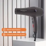 High Power Hair Dryer 2400W Home Hair Gallery Styling Professional Hair Drye Fast Drying Silent  hair volume dryer 9966 - Image 2