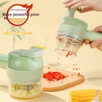 Portable Electric Vegetable Chopper Mini Food Processor Fruit Garlic Masher Cutter Slicer Kitchen Gadgets - Image 3
