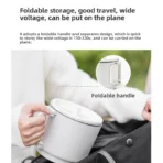 Portable kettle, constant temperature boiling cup, electric kettle, business trip, study abroad dormitory, electric kettle 316 - Image 3