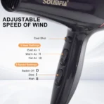 6-Level Professional Hair Dryer Salon Industrial Grade Quick Drying High Temperature Hair Styling Tool Barbecue for Home - Image 3