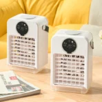 Three-speed air-cooled fan desktop spray air conditioning fan plus ice water-cooled desktop small USB powered fan - Image 4