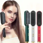 1 piece of straight hair comb, 2-in-1 electric straight hair curling styling tool, multifunctional straight hair straightener - Image 5