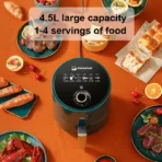 Air Fryer Homeuse Oil Free And Smokefree Automatic Largecapacity Intelligent Multifunctional Electric Fryer Smart Automatic - Image 3