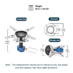 Outdoor Camping Gas Burner Outdoor Stove 3300W Camping Equipment Portable Tourist  Survival Bushcraft Kitchen - Image 3