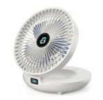 Wall-Mounted Desktop Fan Type-C Charging Portable Table Fans 3 Speeds Silent Brushless Motor Foldable Air Cooler for Home Office - Image 8